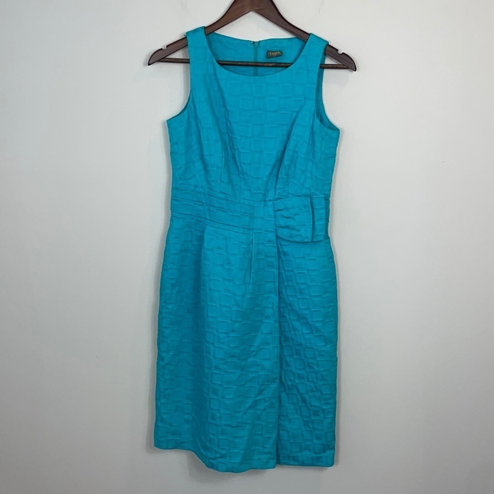 Taylor Square 3d Texture Patterned Sleeveless Fit… - image 1